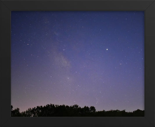 Saturn's Summer Night Sky Horizontal Framed Photo